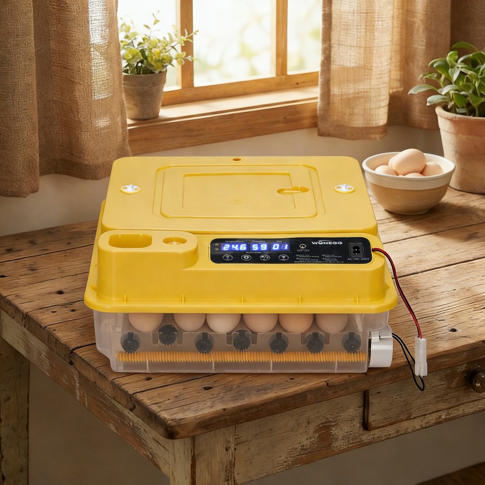 36 Egg Incubator for Hatching Eggs with Automatic Turning & LED Candling