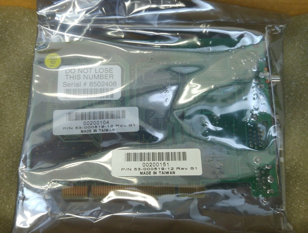 Wired 53-000519-12 mpeg encoding decoding PCI Video Card NEW