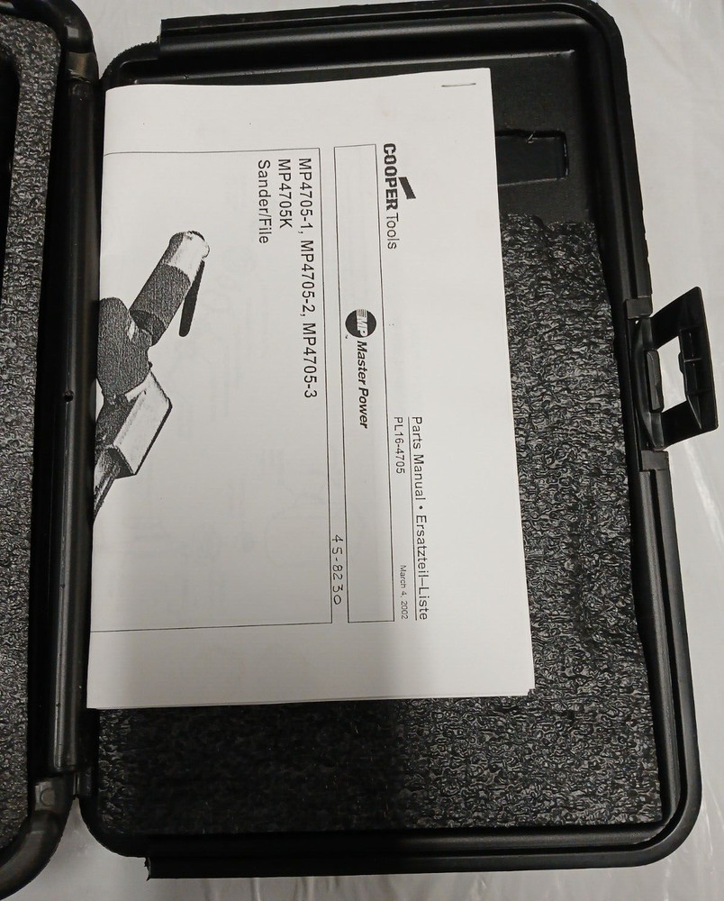 Master Power MP4705K Pneumatic File Sander Kit