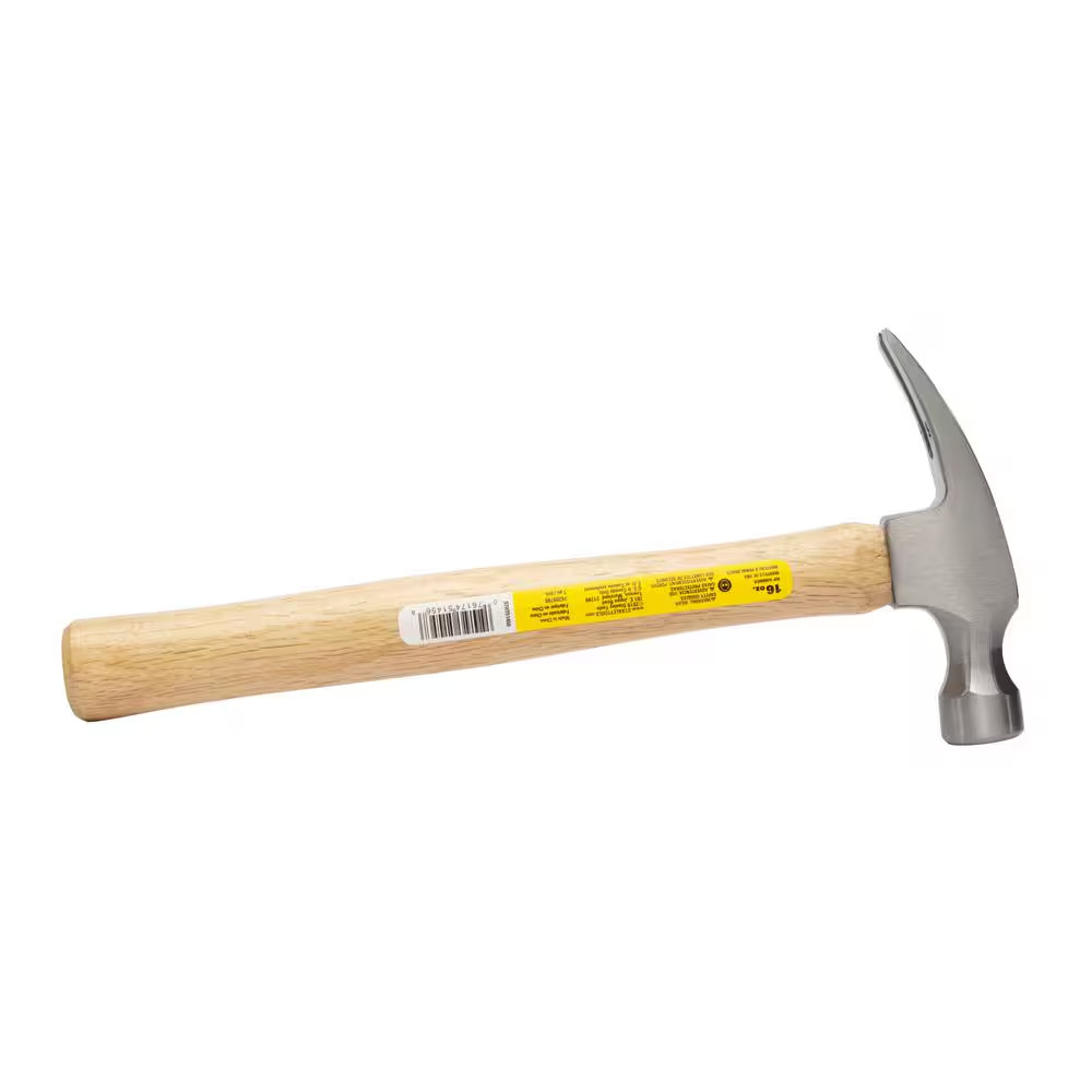 16 Oz. Claw Hammer with Wood Handle