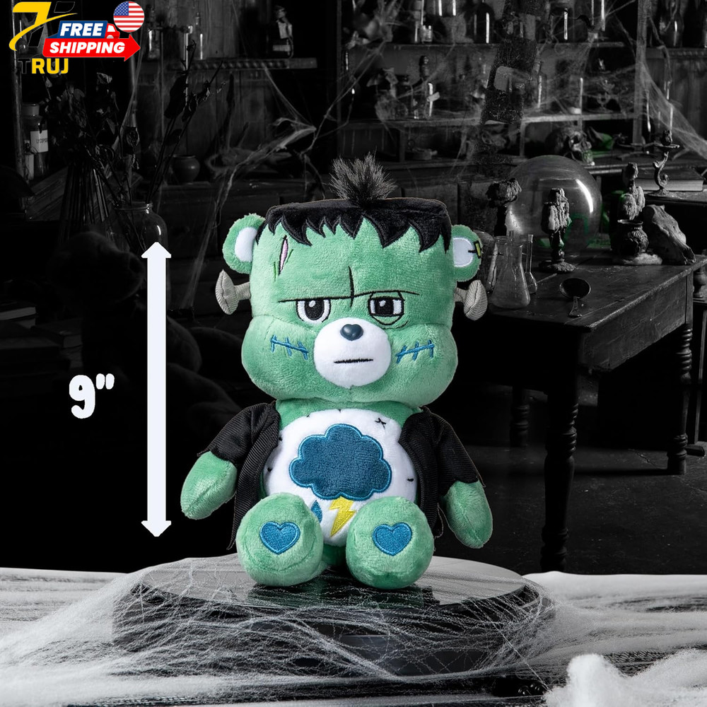 Care Bears Universal Monsters 9" Fun Size Plush Grumpy Bear as Frankenstein