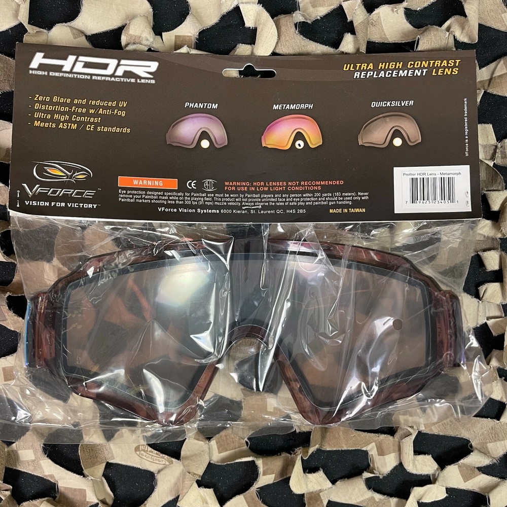 NEW V-Force Profiler, Morph, & Shield High Def Reflective Lens (HDR) - Metamorph