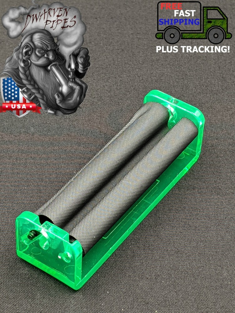 78mm Rolling Machine Roll Your Own Cigarette Paper Hand Roller Green