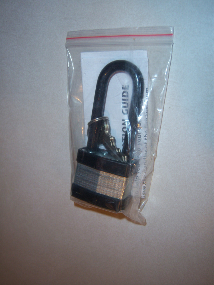 NEW SHOT LOCK FROM Ruger Guns- 2 keys