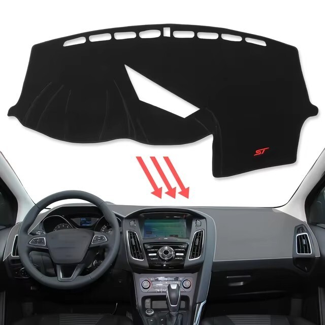 Dashboard Cover Pad for Focus ST 2012-2018 Dash Mat Dashmat Carpet Accessories