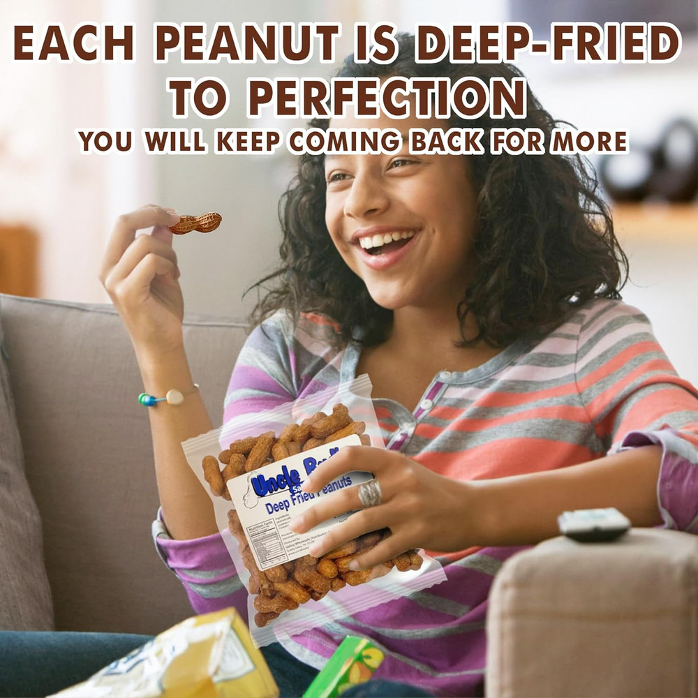 Deep Fried Salted Peanuts in the Shell (2-Pack) | Premium Peanuts Salted with Hi