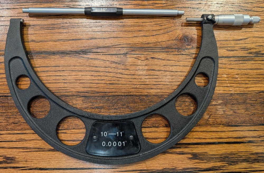 Unbranded Outside Micrometer 10 - 11" Range .0001"