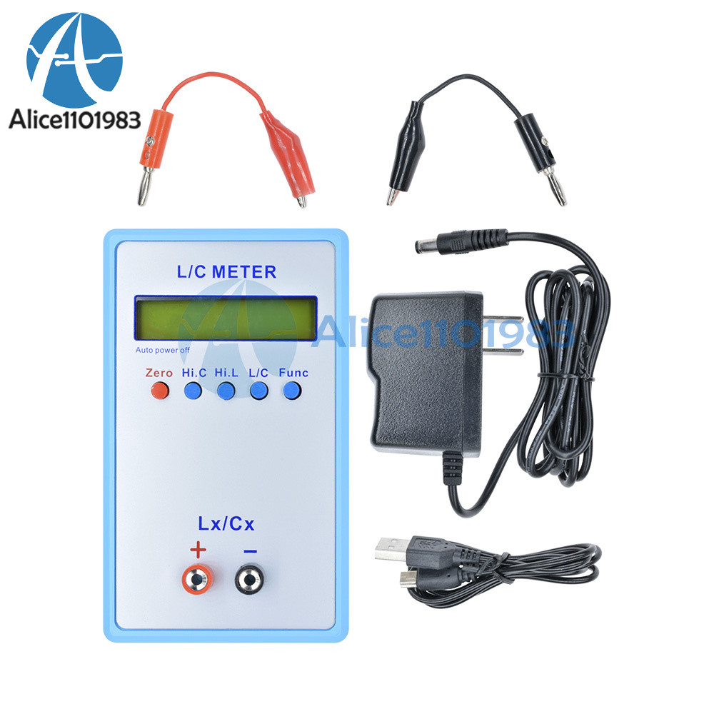 High Precision L/C Inductance Inductor Capacitance Multimeter Meter LC200A Tool