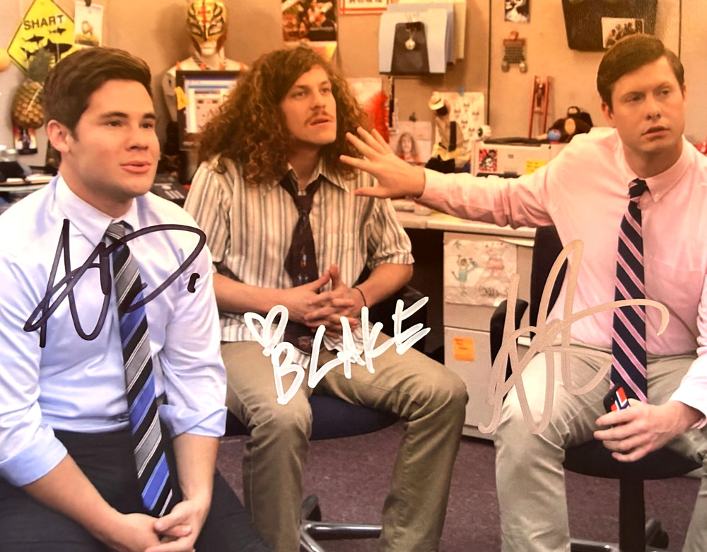 WORKAHOLICS Cast (x3) Signed 8x10 inch Authentic Original Autographs w/COA