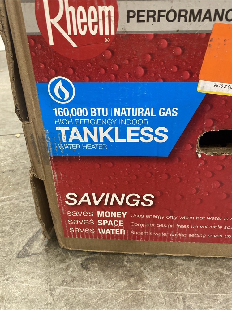 Rheem Performance Plus 7.0 GPM Non-Condensing Indoor Natural Gas Tankless Water