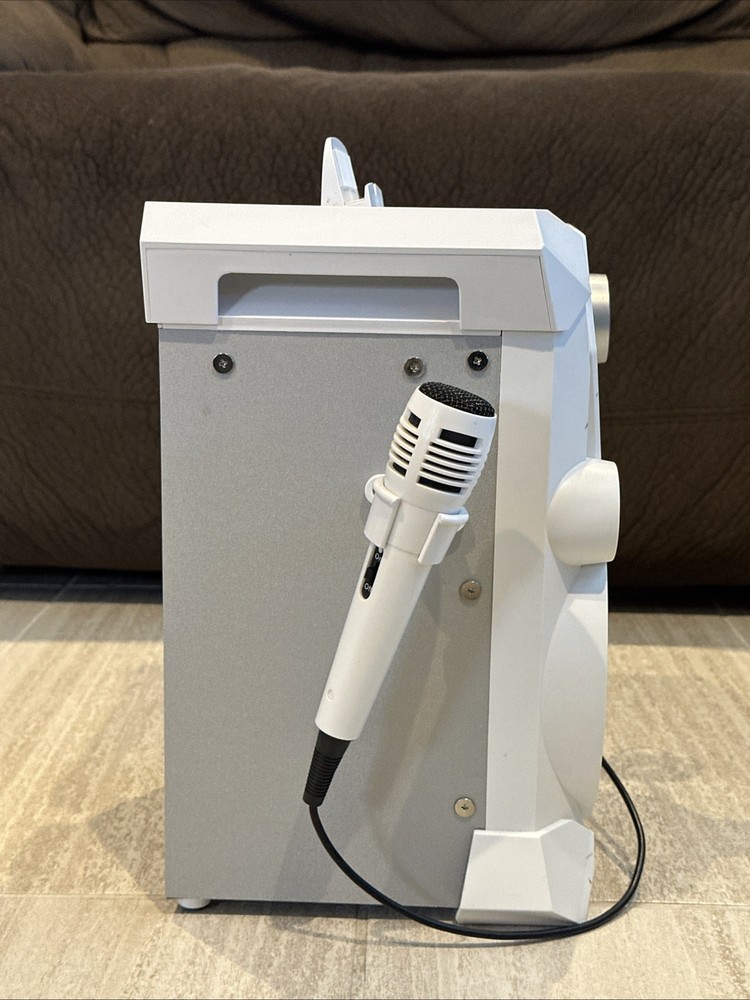 Karaoke Portable Singing Machine Bluetooth SDL485W-White - Missing Power Adapter