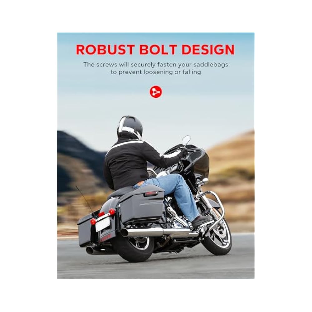 For Concealed Knob Saddlebag Security, Theft Deterrent Locks with