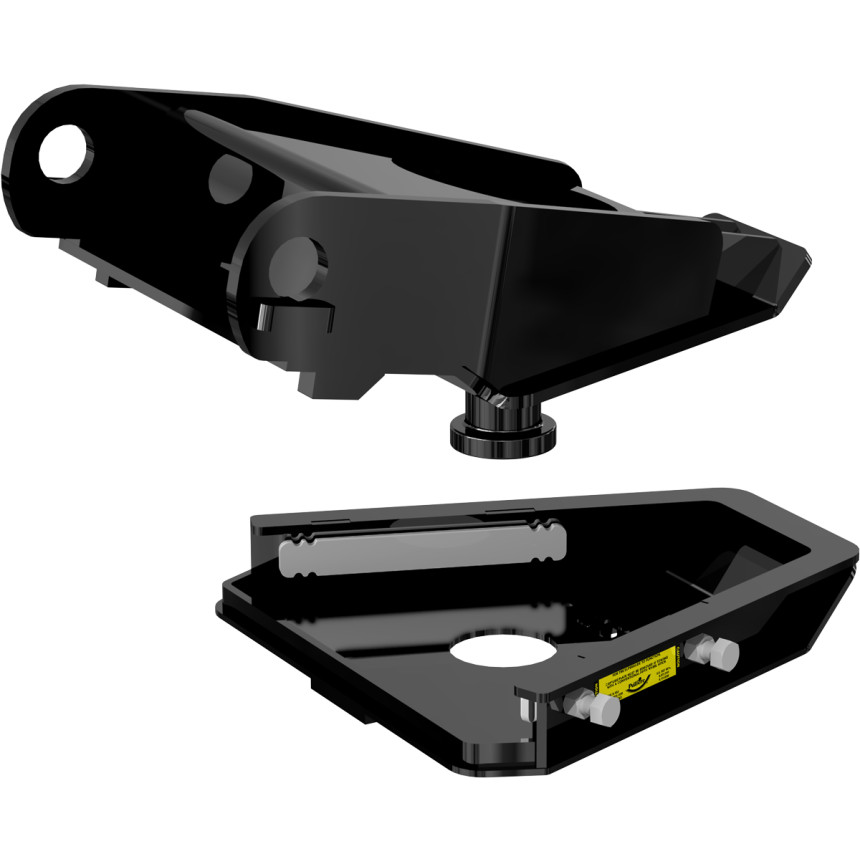 PullRite 331725 Fifth Wheel Trailer Hitch King Pin Wedge QuickConnect Black
