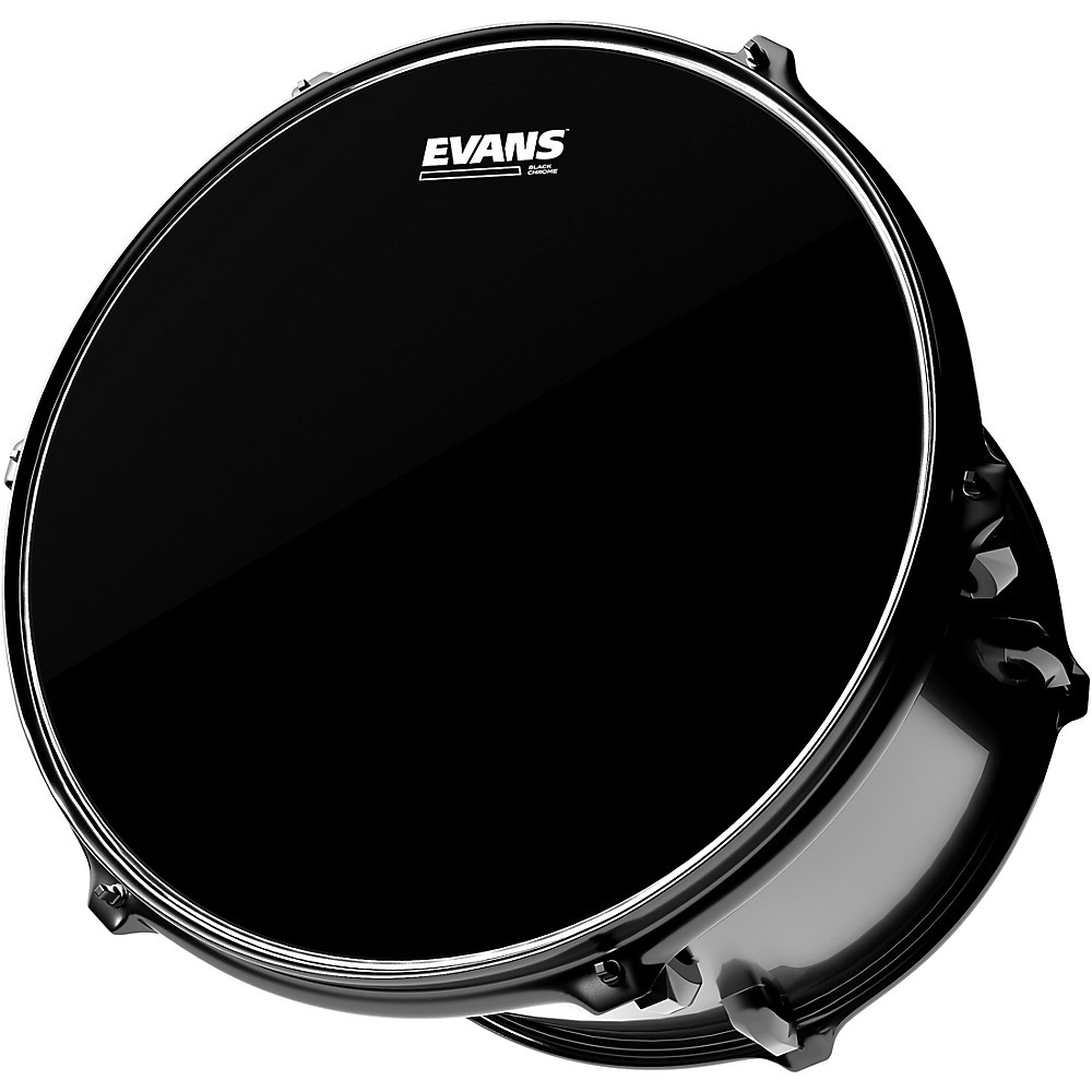 Evans Black Chrome Tom Batter Drumhead 13 in.