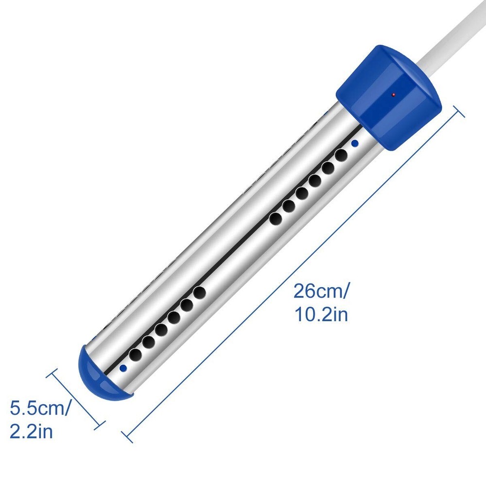 Electric Pool Water Heater Portable Hot Bath Tub Warmer Heating Element 1500W