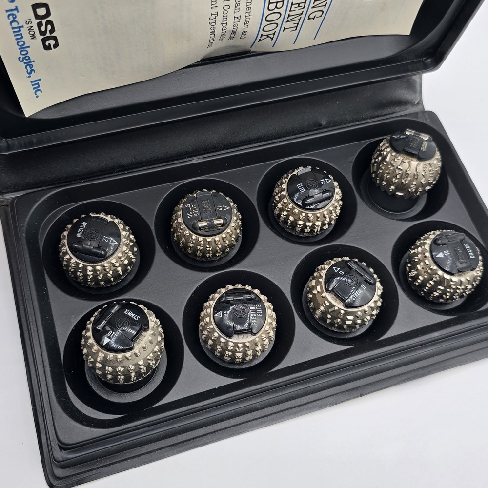 Select A Type The Stasher IBM Typewriter Balls Set of 8