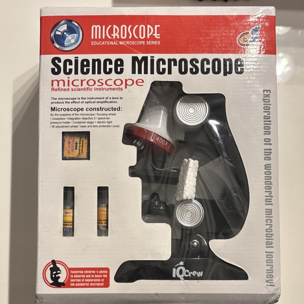 Microscope Educational Microscope Series Science Microscope Kit 100x 400x 1200x