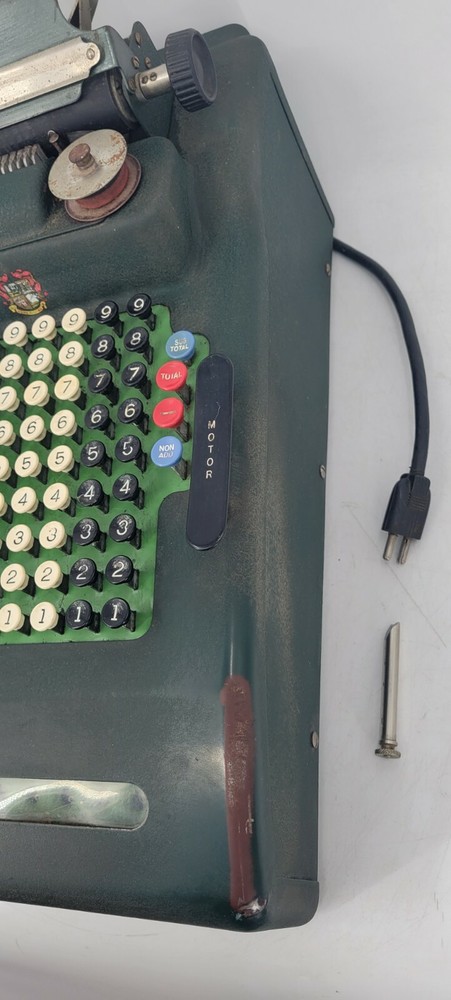 Victor Electric Model W 10 Column Adding Machine 1920's - AS-IS -