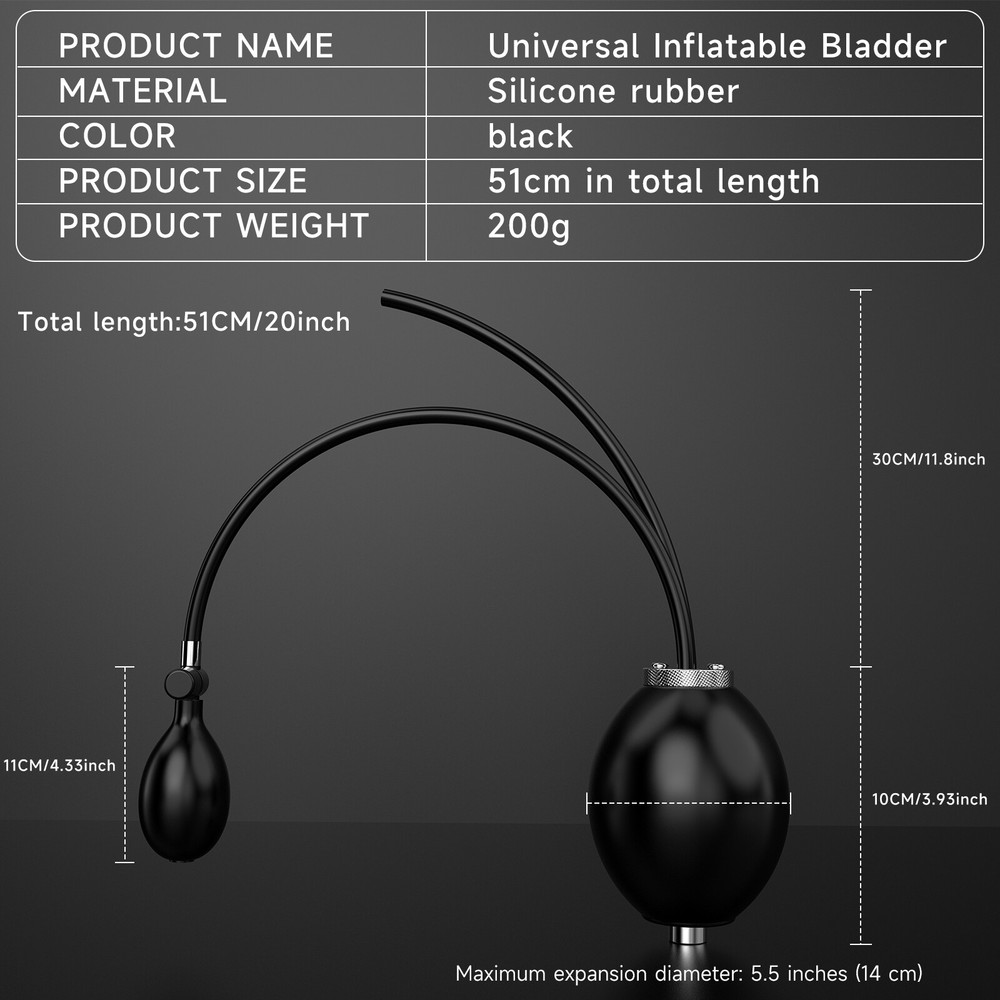 Leak Detector Intake Bladder Inflatable Adapter EVAP Smoke Machine Universal