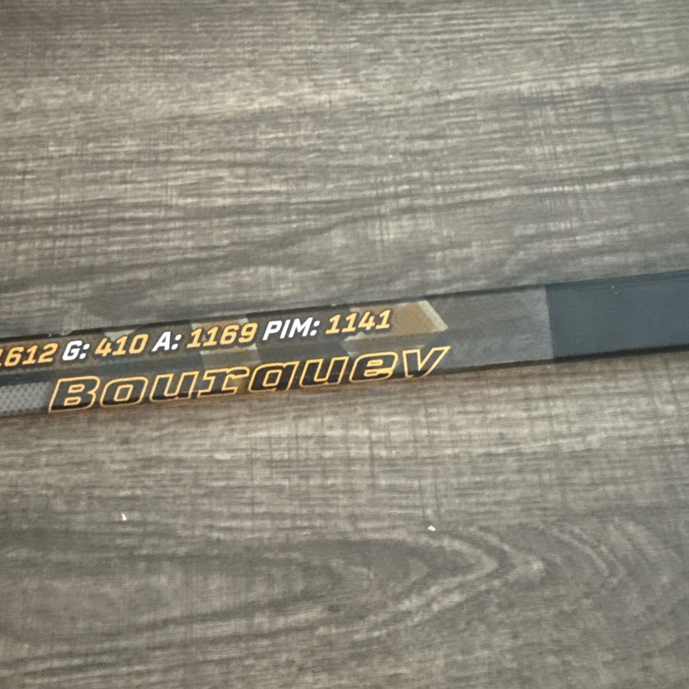 Ray Bourque "Bourquey" Career Statistics Commemorative Mini Stick