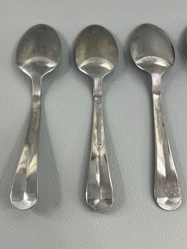 Alco Stainless China Stainless Flatware Spoons - 5 Piece Both