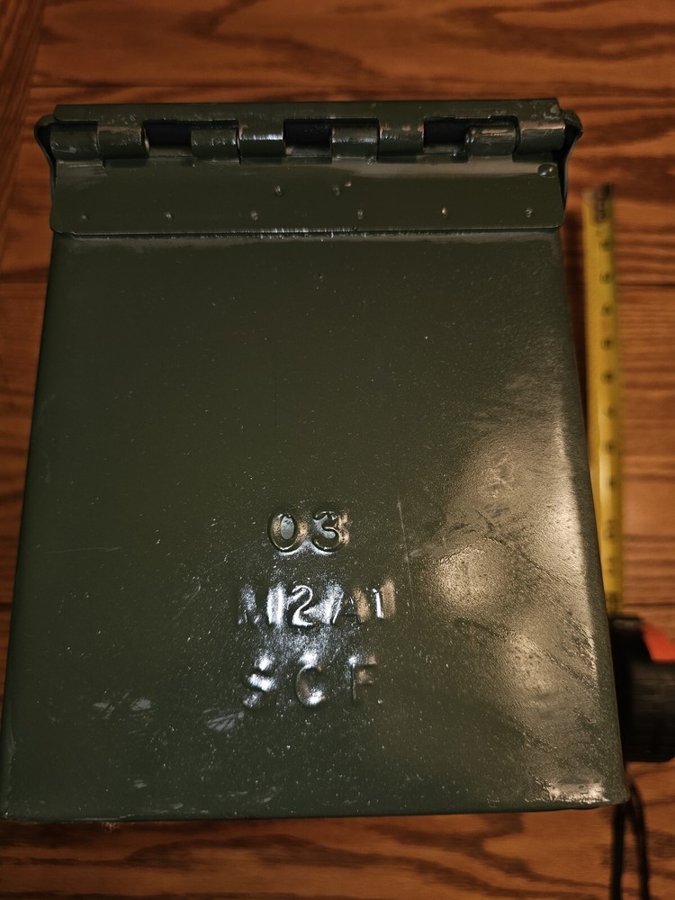 Vintage Ammo Box Metal