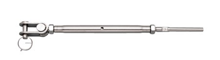 STAINLESS TOGGLE & HAND SWAGE, STUD, 1/8" 316 SS