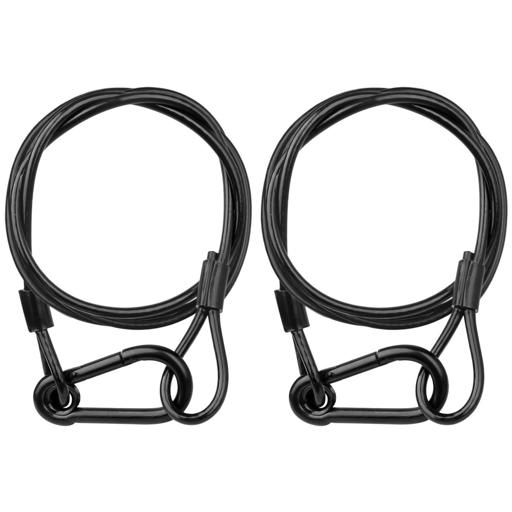 Lighting Safety Cable with Loops(2-Pack), 25kg Load Stage Light Safety Cable ...