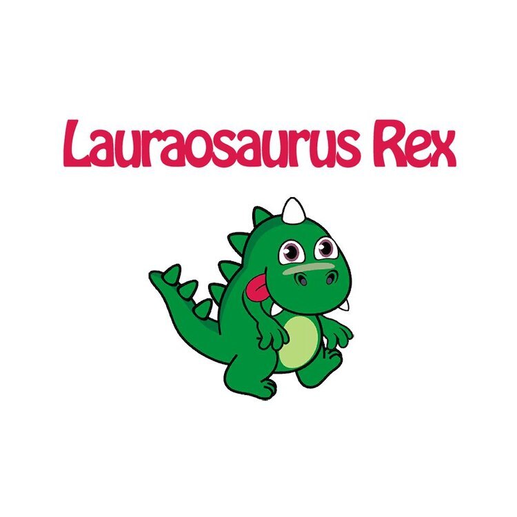 CafePress Lauraosaurus Rex 10" Wall Clock (161099699)