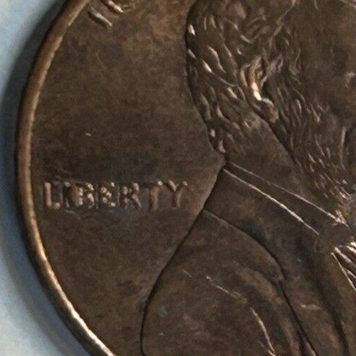 1994 P Lincoln cent with (Die chip Error) in Liberty