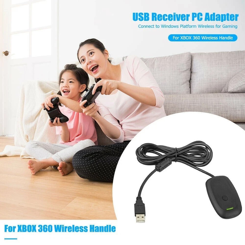PC Wireless Gaming Receiver USB Adapter For Microsoft Xbox 360 Controller