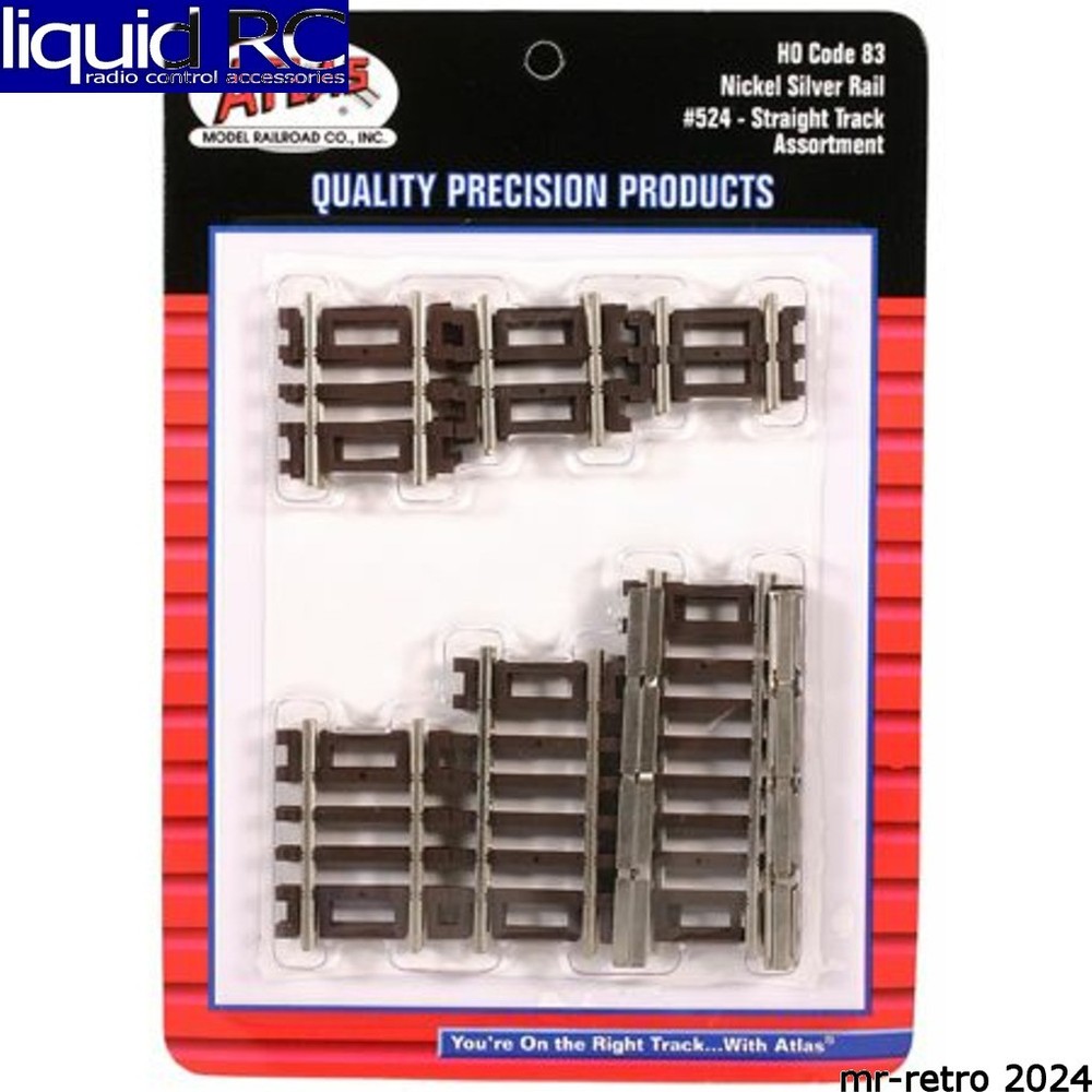 Atlas Trains 524 Ho Code 83 Straight Assortment