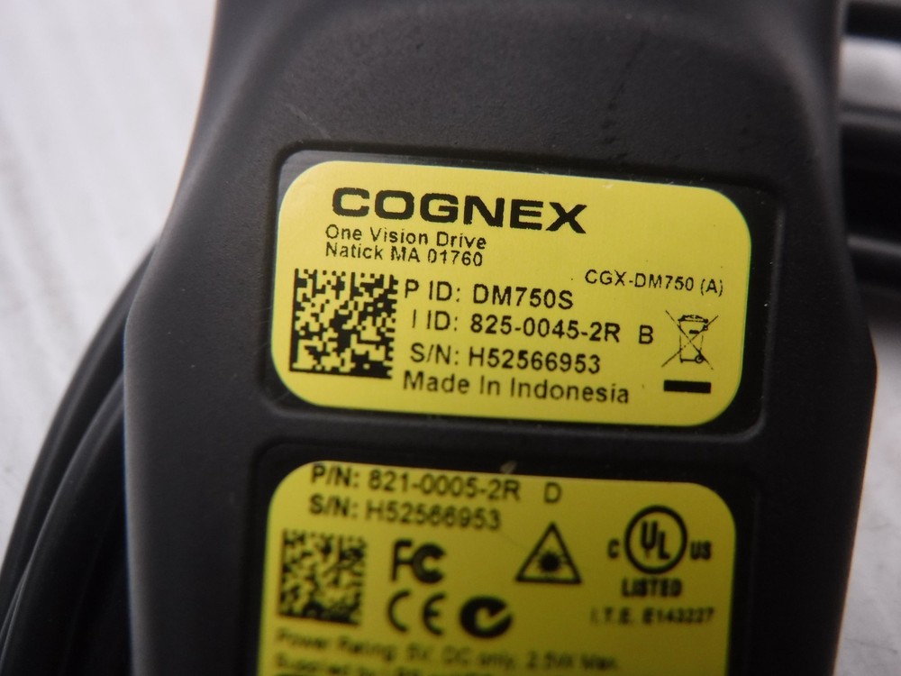 Cognex DM750S Handheld Barcode Reader Scanner 825-0045-2R
