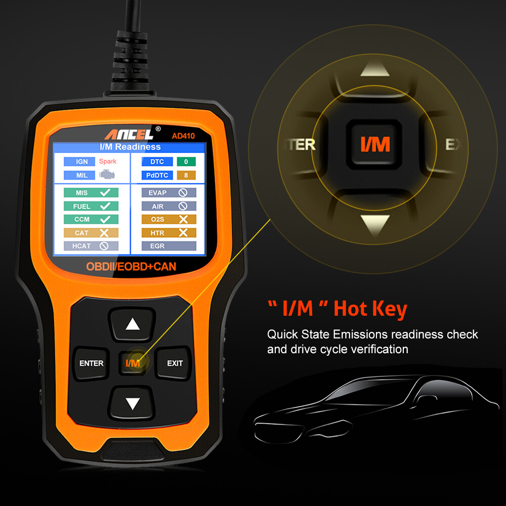 Automotive OBD Code Reader OBD2 Scanner Car Engine Fault Diagnostic AD410 AD310