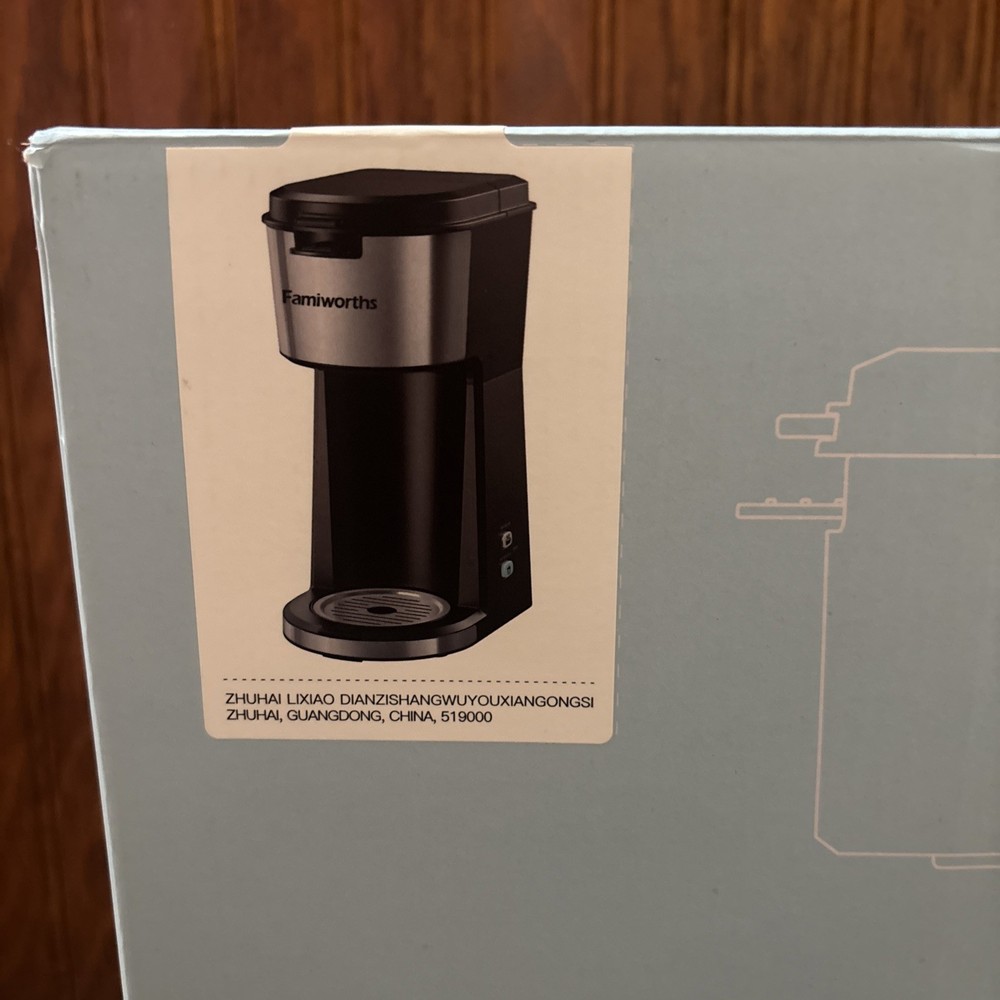 Famiworths Single Serve Iced and Hot Coffee Maker