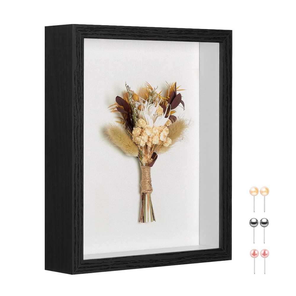 11x14 Shadow Box Picture Frame Display Case with Soft Linen Back-Thickened Pa...