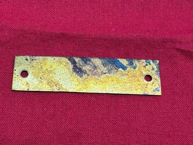 Starrett Brass Name Plate - VINTAGE!