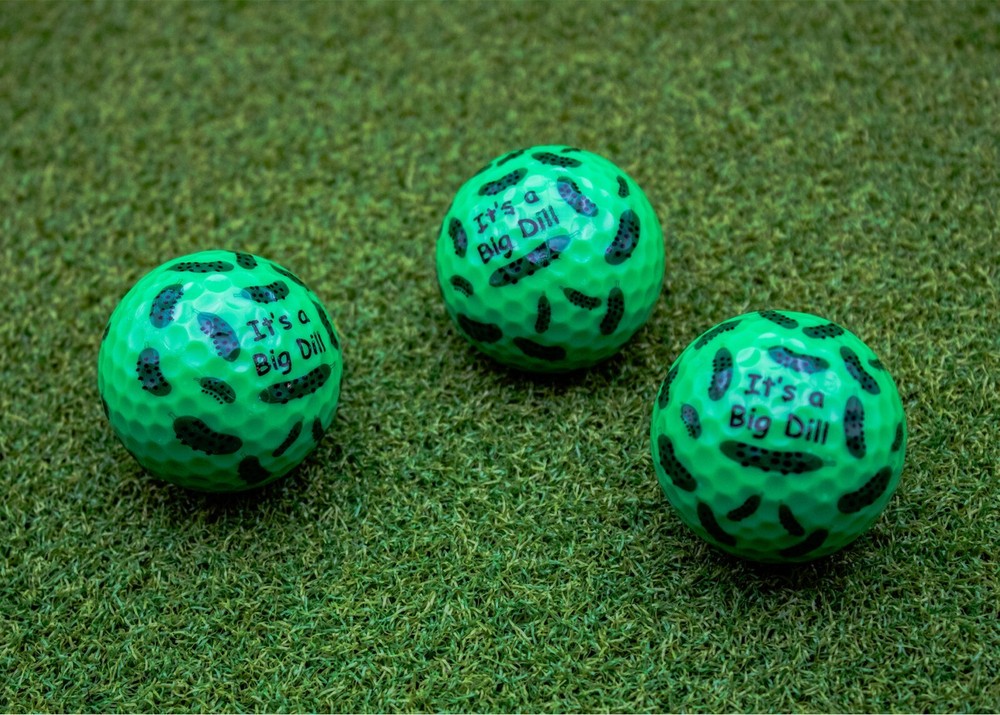 It's a Big Dill - Novelty Golf Balls 3 Pack - Perfect Gift Idea