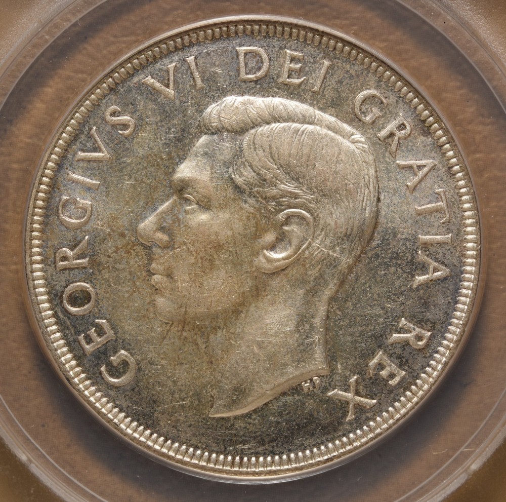 1951 Canada Silver Dollar ANACS MS63
