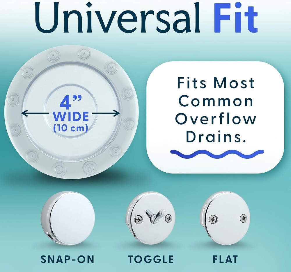 Bottomless Bath, Essential Overflow Drain Cover for Bathtub, Best Bath Access...