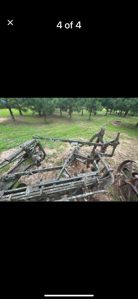 Vintage Horse Drawn Disk Plow