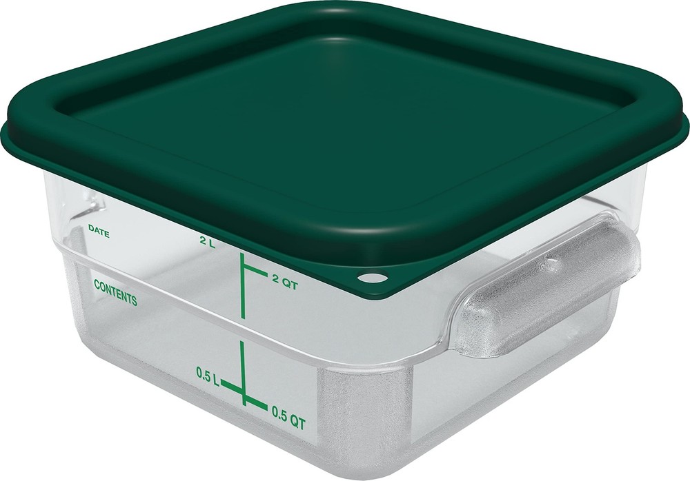 Squares Square Food Storage Container with Stackable Design for Catering, Buf...