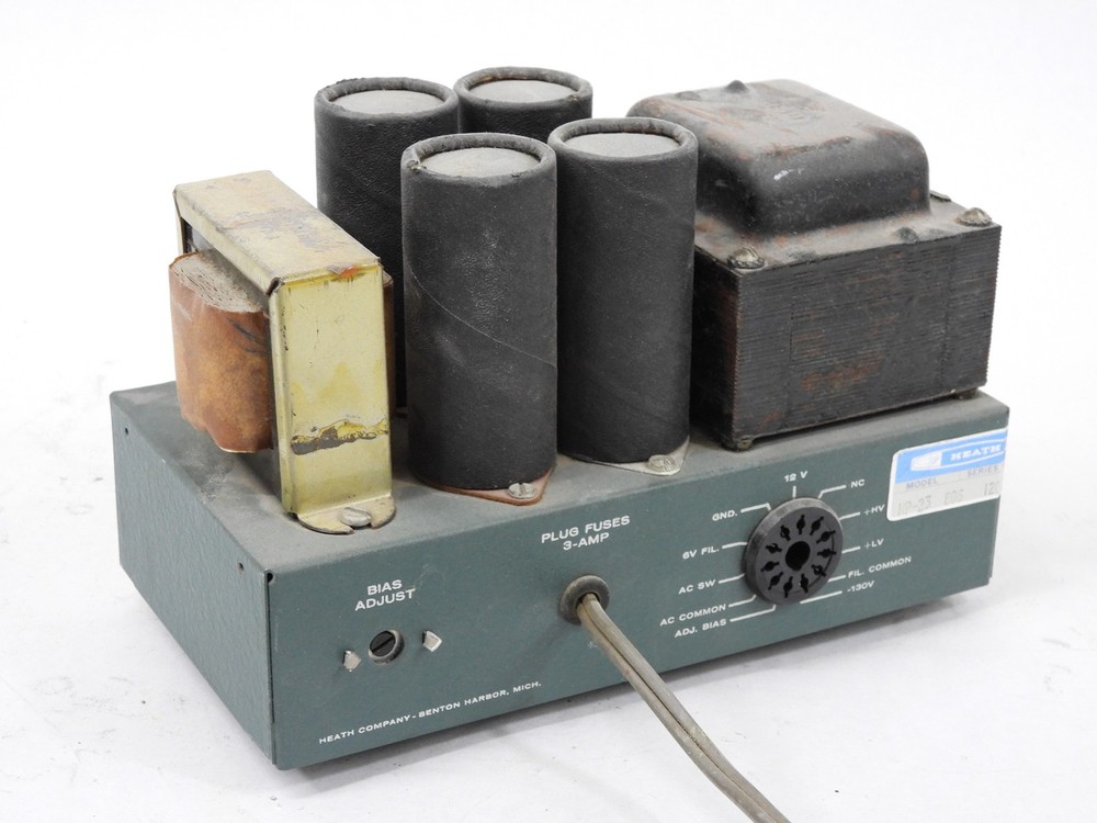 Heathkit HP-23 Vintage Power Supply for Transmitter Transceiver (untested)