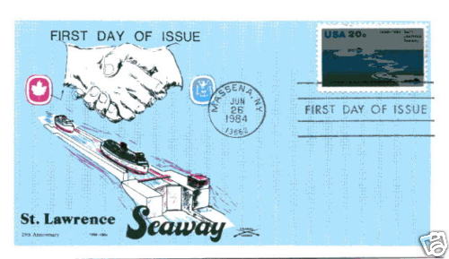 2091 St. Lawrence Seaway Colonial  FDC