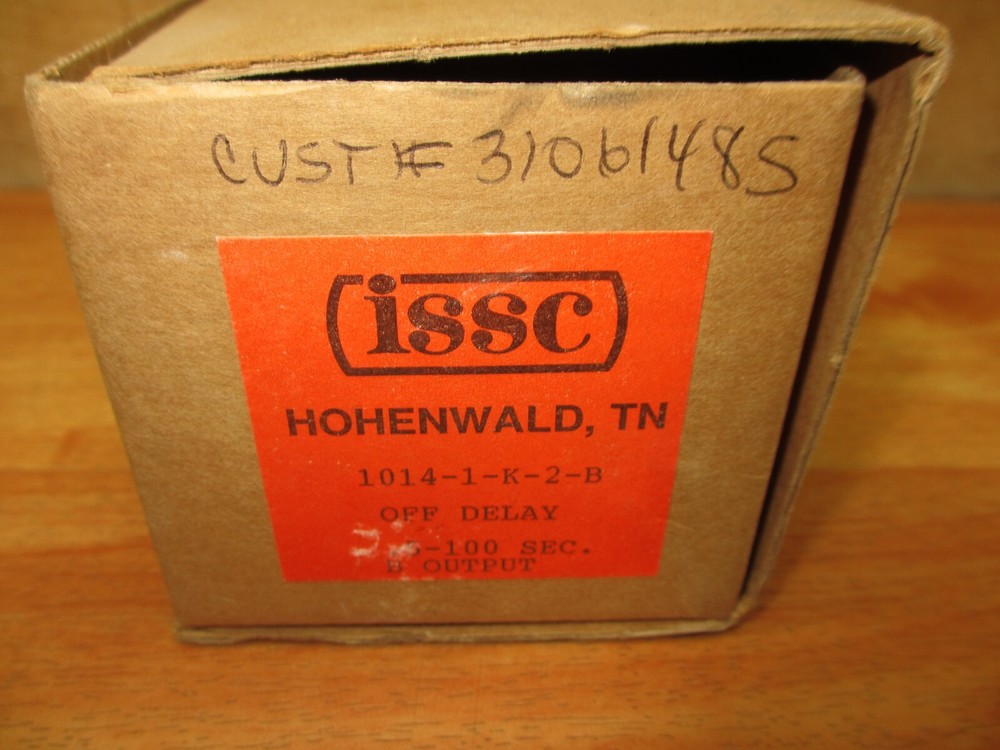 ISSC Kanson 1014-1-K-2-B *NEW* Solid State Timer Off Delay .5-100 Sec B Output