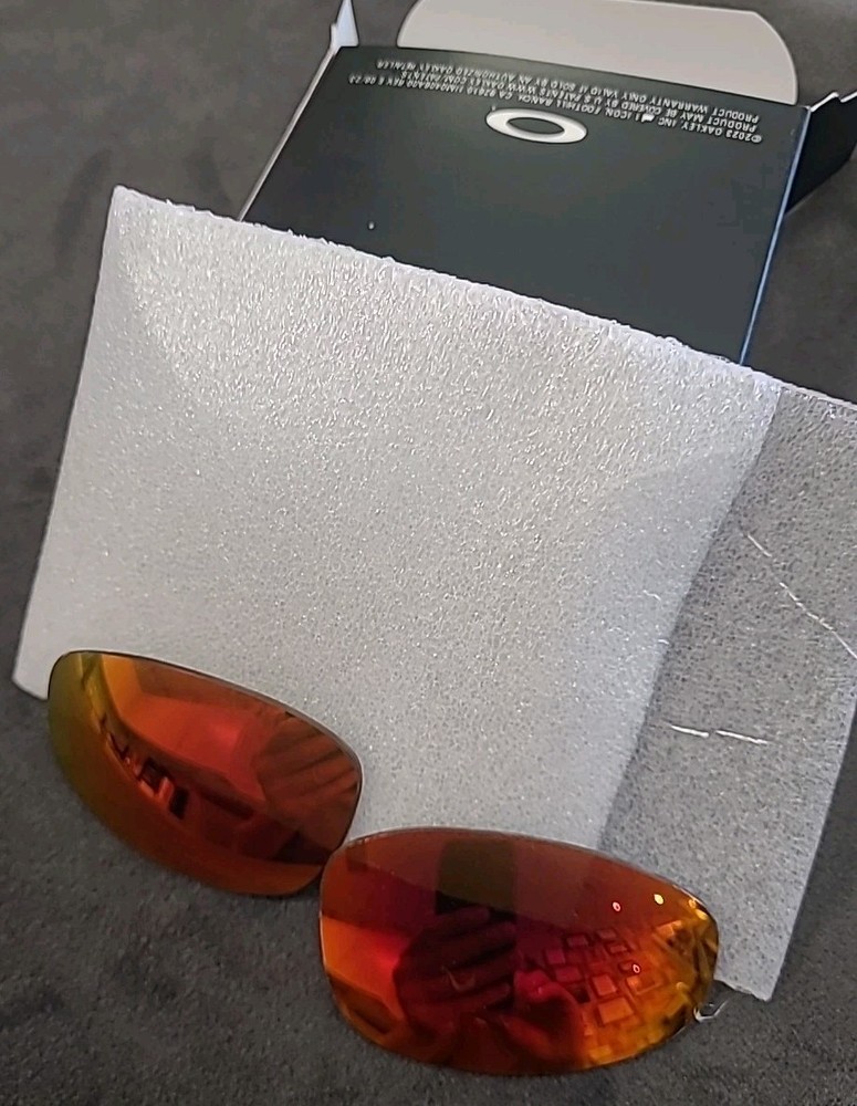 OAKLEY JULIET PRIZM RUBY POLARIZED CUSTOM CUT AUTHENTIC REPLACEMENT LENSES RARE