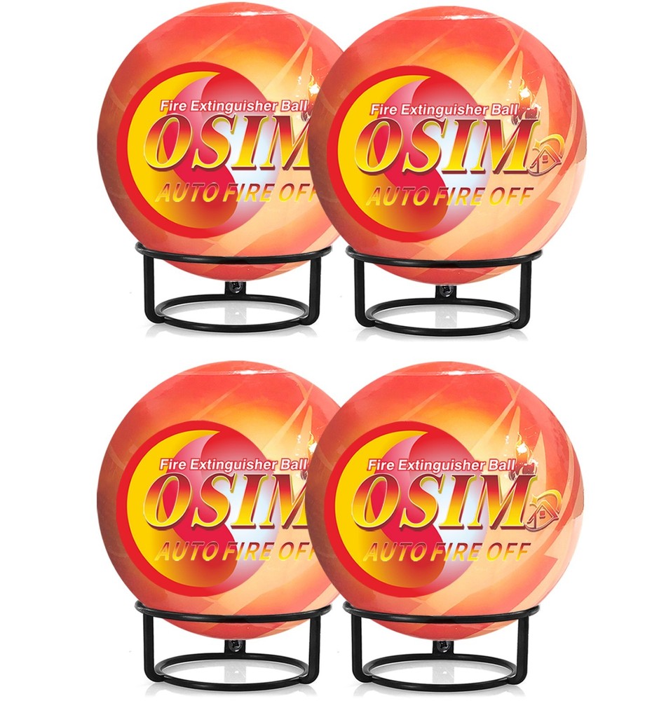 4-pack Automatic Self-Exciting Fire Extinguisher Ball for Kitchen Garage Home