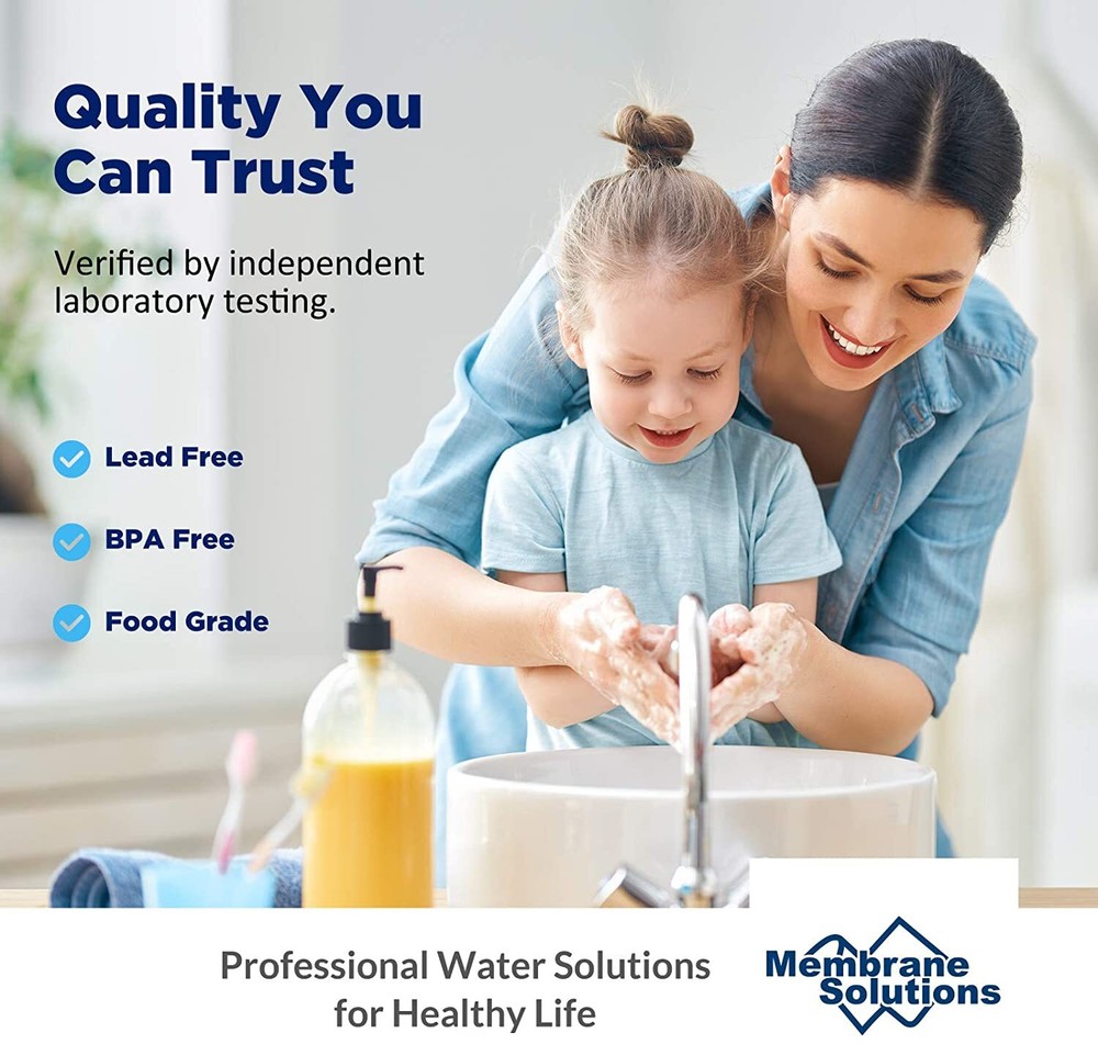 4 Pack 2.5" x 10" String Wound Sediment Water Filter Whole House RO Replacement