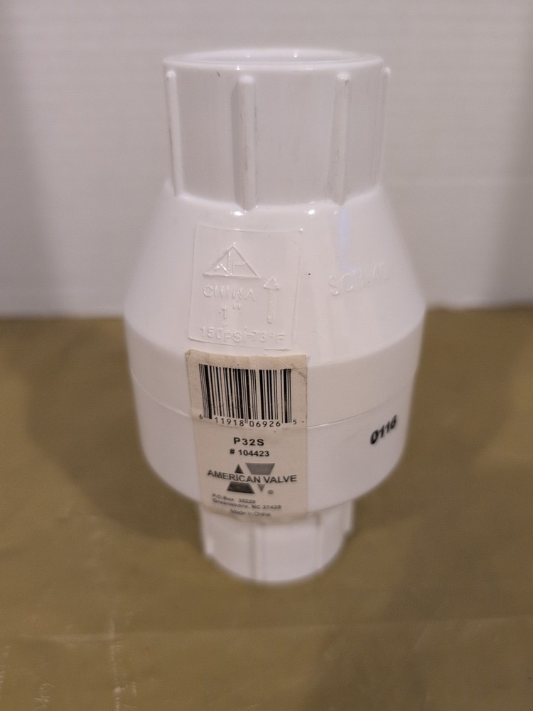 1" PVC Swing Check Valve