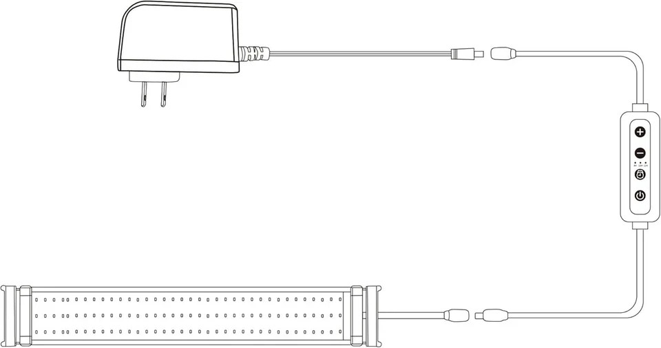 NICREW Aquarium Light Timer&Dimmer, Easy to Program Fish Tank Light Controller